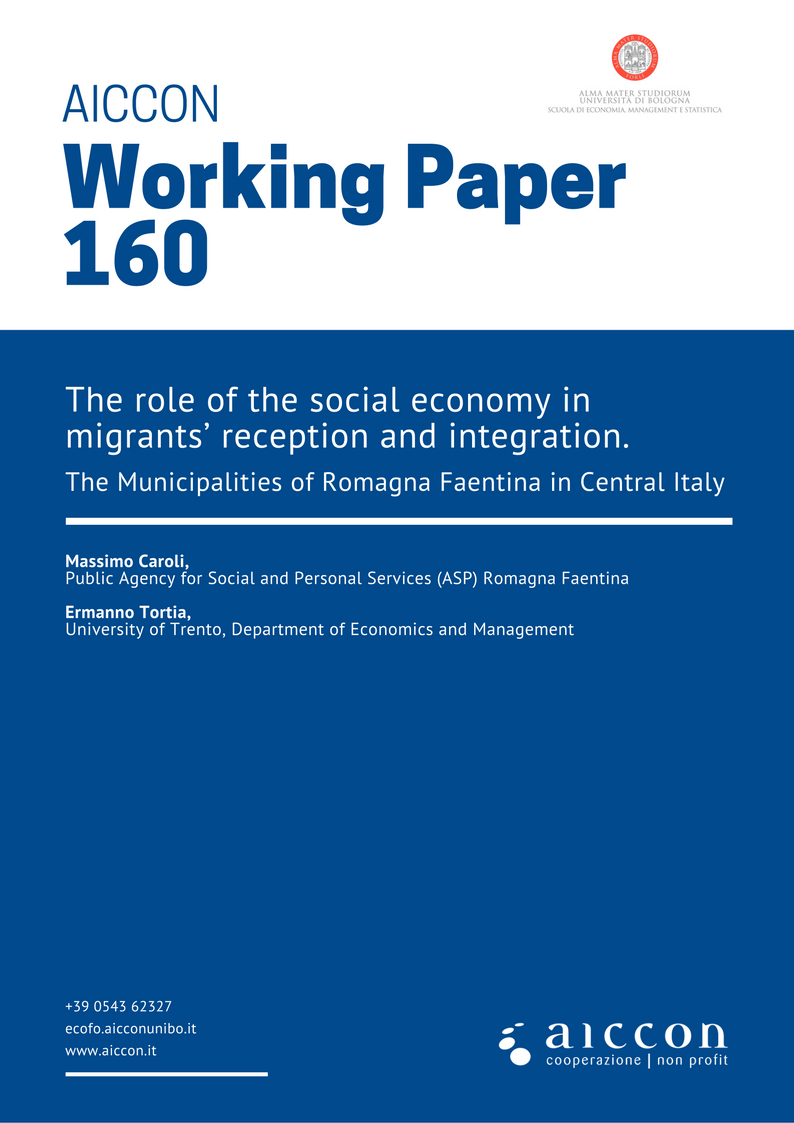 160 - The role of the social economy in migrants’ reception and ...